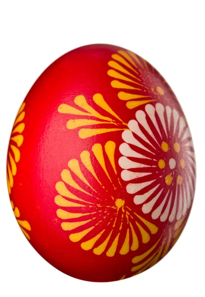 Пасхальное яйцо на белом — стоковое фото