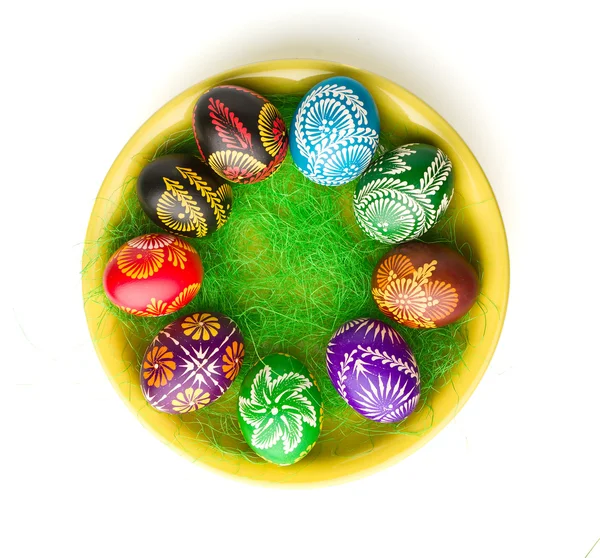 Decoración huevos de Pascua — Foto de Stock