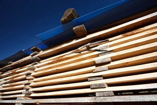 Stacks of planks — Stock Photo, Image