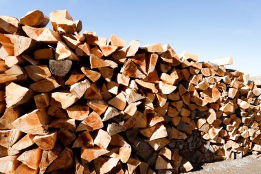 Stack of firewood clipart