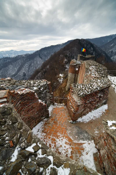 Fortezza di Dracula a Poienari, Romania — Foto Stock