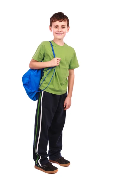 Pojke i sportkläder — Stockfoto