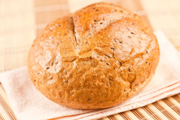 Крупним Планом Здоровий Цільний Хліб — стокове фото