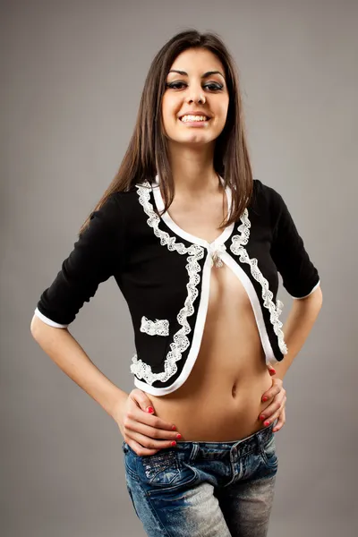 Modna dziewczynka hiszpanin — Zdjęcie stockowe