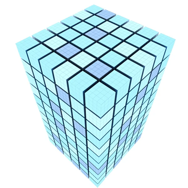 Structuur van de kubus — Stockfoto