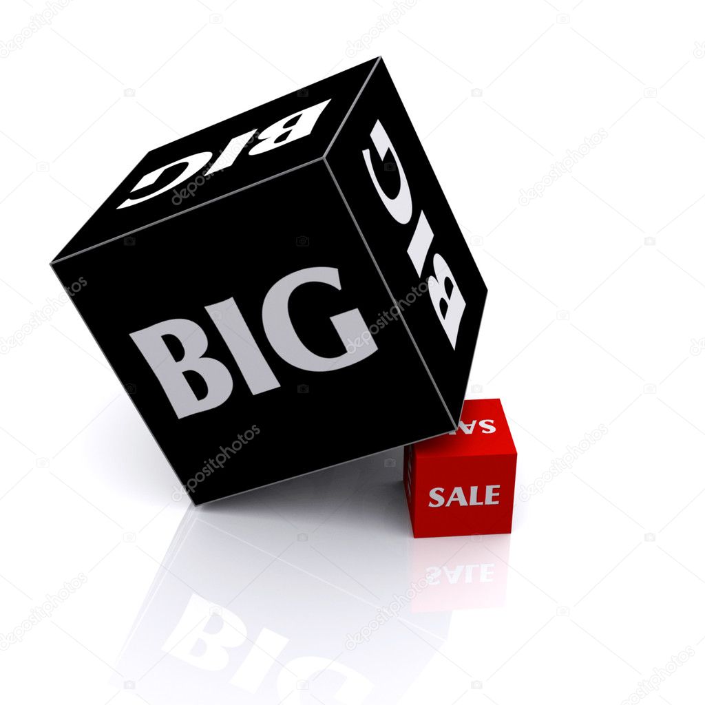 Big sale. 3d illustration