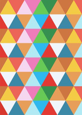 Triangles colorful background. Vector available. clipart