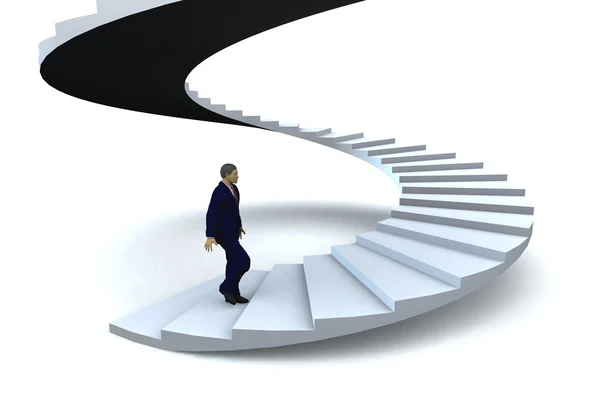 Lépcsőház a sikerhez — Stock Fotó