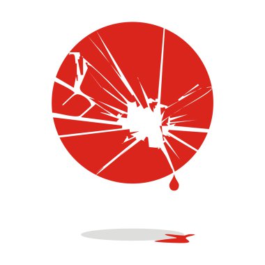 Japan bleeds clipart