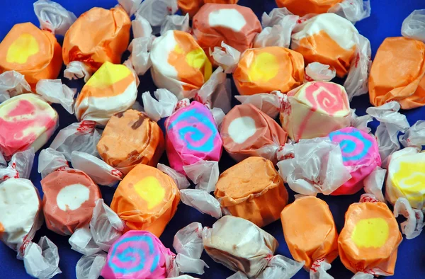 Colorful wrapped taffy — Stock Photo, Image