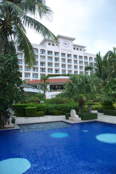 stock image Hotel and swimming pool