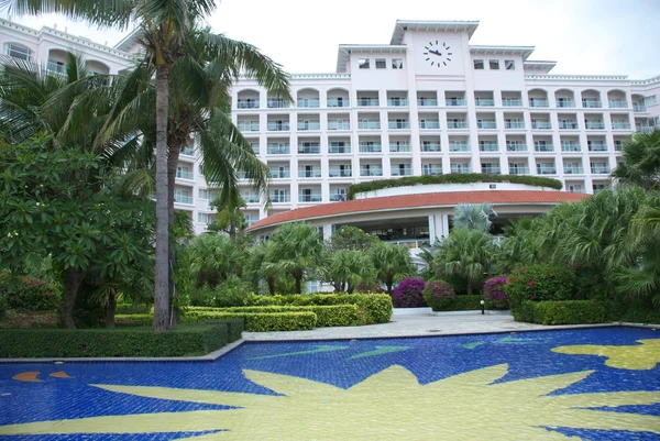 stock image Hotel and swimming pool