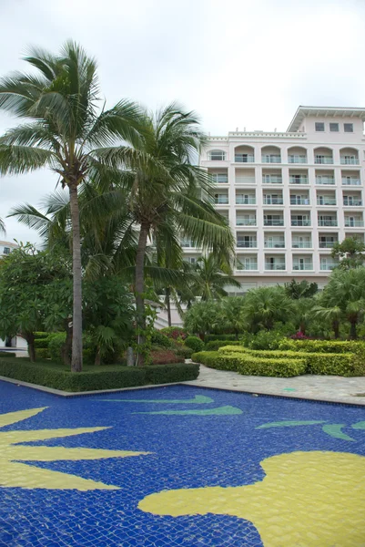 stock image Hotel and swimming pool