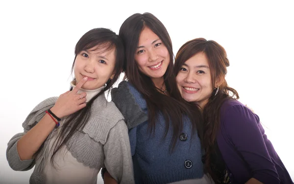 Unga asiatiska tjejer — Stockfoto