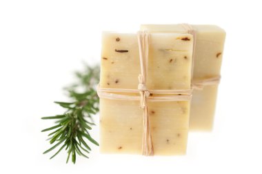 Two Bars of Natural Rosemary Soap clipart