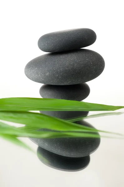 SPA Stones with Bamboo — Stock Photo, Image