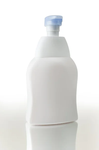 Weiße Flasche Seife — Stockfoto