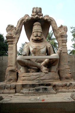 Statue of Ugranarasimha clipart