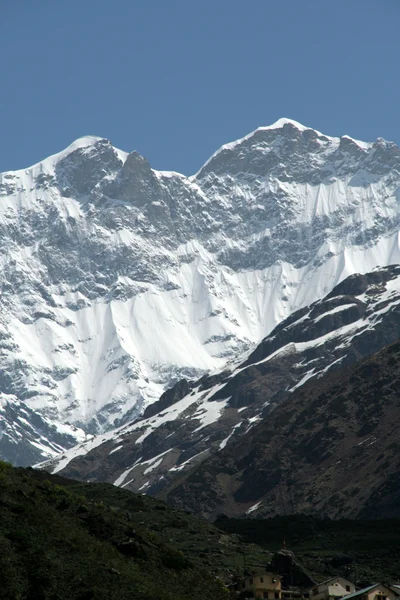 stock image Brilliant, dazzling, snowy and white Himalayan peaks