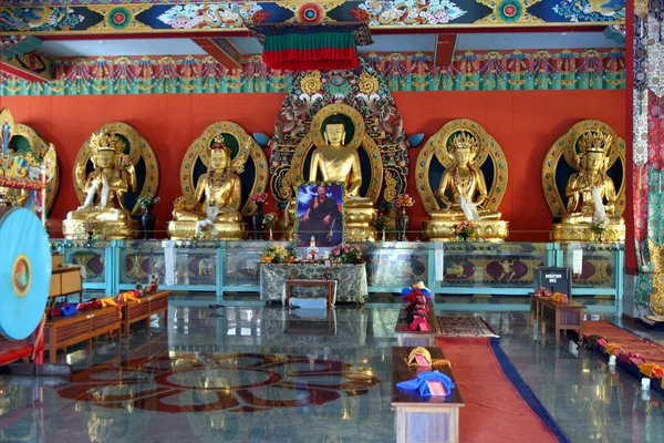 Golden Temple Bailukuppe Vicino Kushalnagar Mysore District Karnataka India — Foto Stock