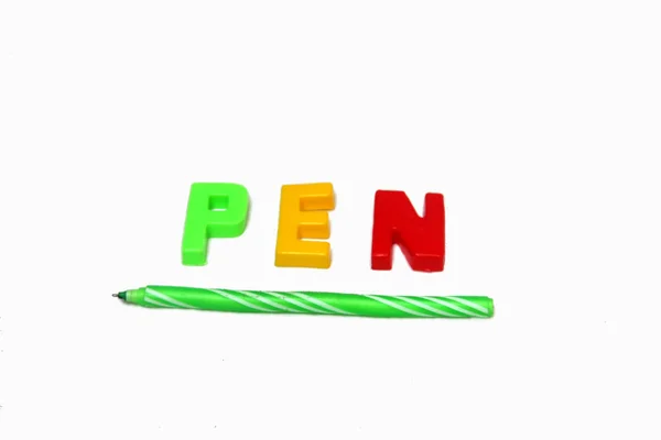 P-E-N Pen — Stockfoto