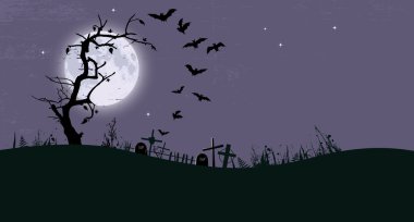 Halloween background with place for your text clipart