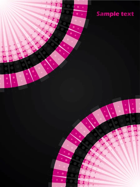 抽象的なピンク ハーフトーン — ストックベクタ