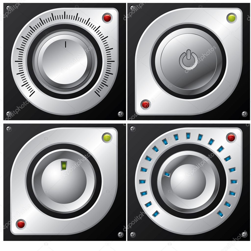 Volume, amplifier and button design