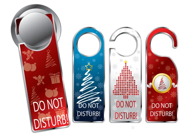 Natal design etiquetas de privacidade —  Vetores de Stock