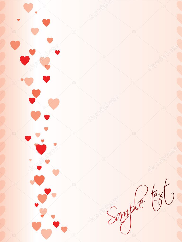 Valentine day greeting design
