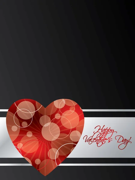 Valentine greeting card design — Stock Vector