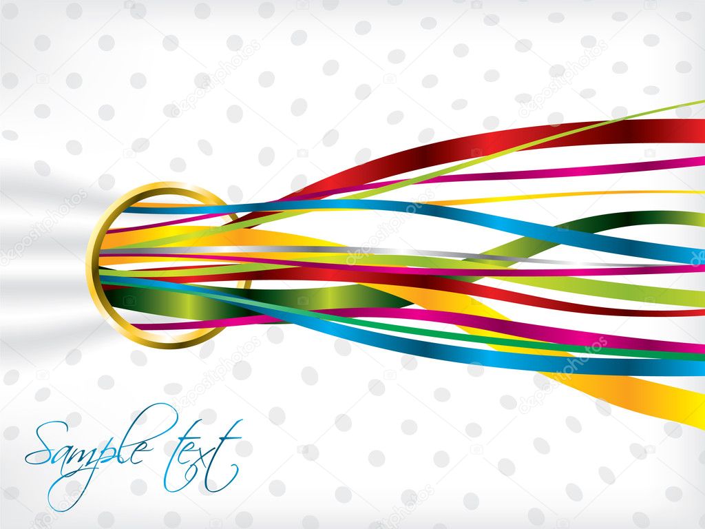 Ribbon backdrop design Stock Vector Image by ©vipervxw 5184651