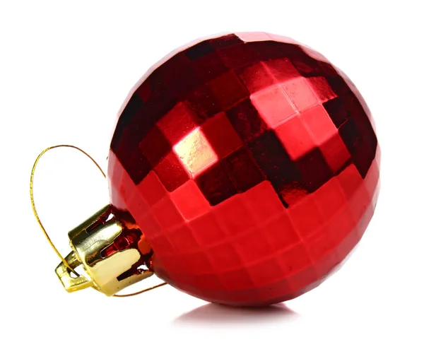 Piros labdát dekoráció egy — Stock Fotó