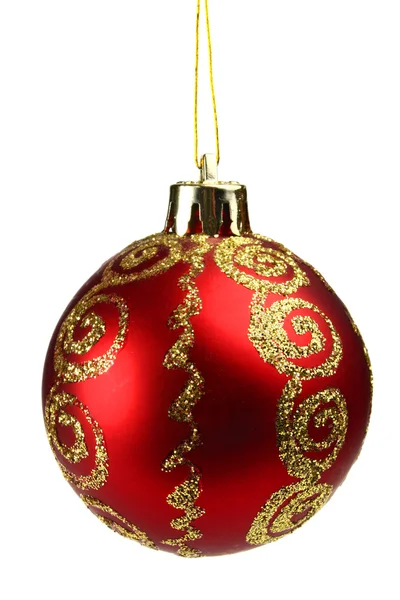 Rode bal decoratie voor een — Stockfoto