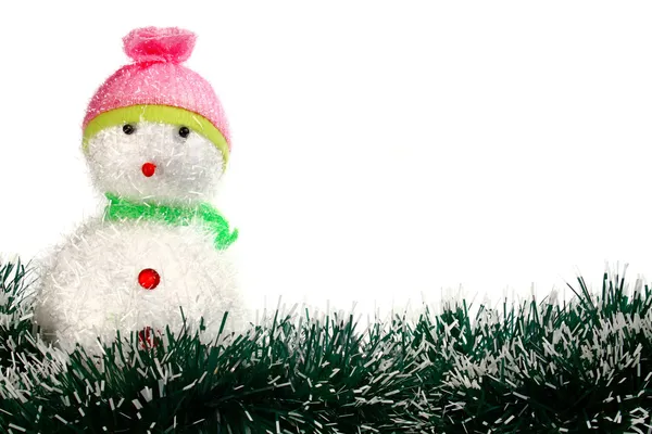 Toy decoration snowman — Stock Photo, Image
