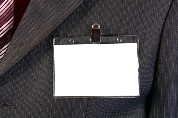 Odznaka pusty identyfikator karty — Zdjęcie stockowe
