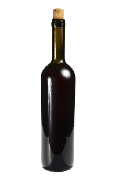 Botol dengan anggur merah — Stok Foto