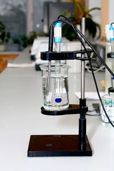 Laboratory equipment for realization of analyses — Stock Photo, Image