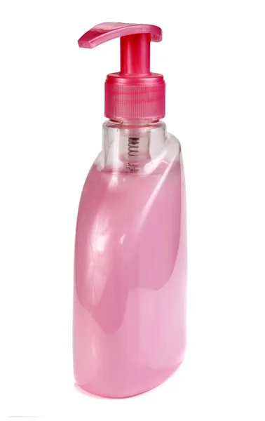 Roze zachte zeep — Stockfoto