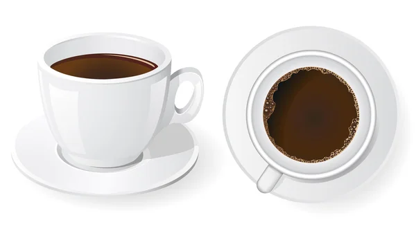 Cups of coffee — Stock Photo, Image