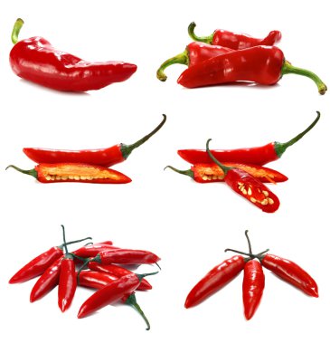 Red hot chili peppers clipart