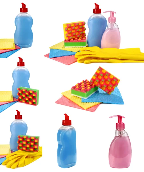 Objects Washing Cleaning Kitchen — Stock Photo, Image