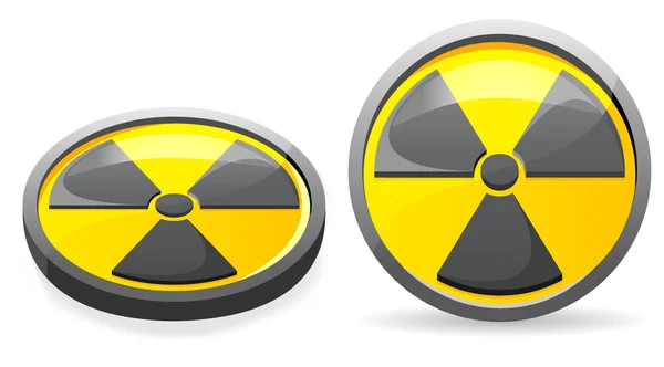 Ein Emblem Ist Ein Zeichen Der Abbildung Eines Strahlungsvektors Auf — Stockvektor
