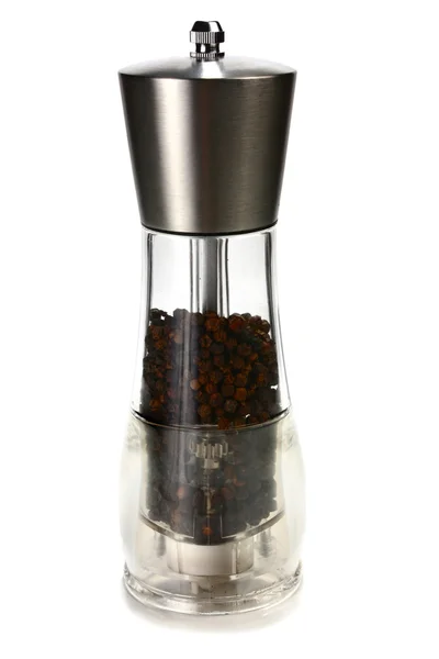 Spice Black Pepper Isolated White Background — Stock Photo, Image