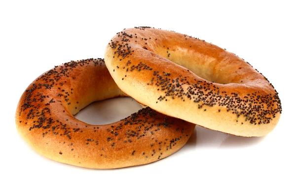 stock image Bagel with a poppy