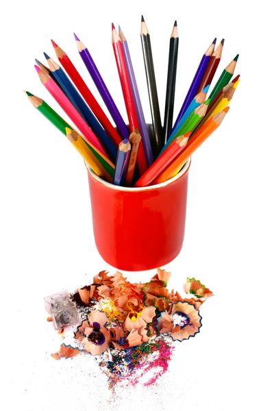 Ceruzák, színes ceruzák — Stock Fotó