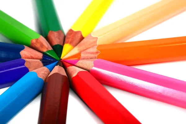 Lápis de cor lápis de cera — Fotografia de Stock