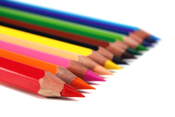 Crayons coloured pencils — Stock Photo, Image