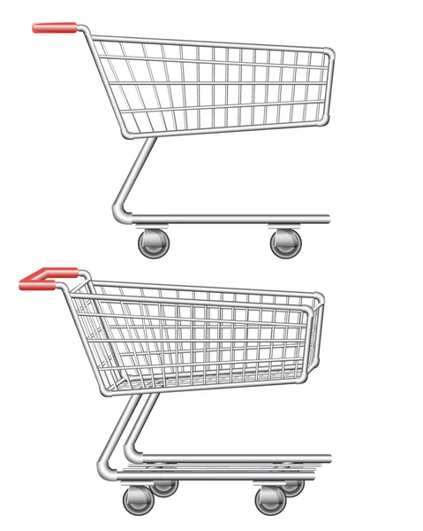 Vektorová ilustrace nákupního košíku — Stockový vektor