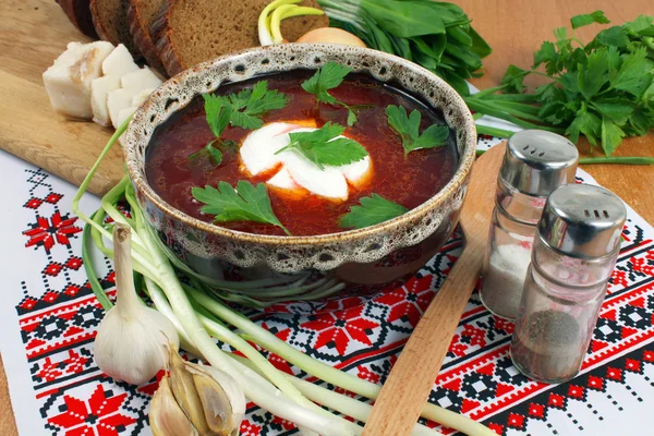 stock image Ukrainian borsch